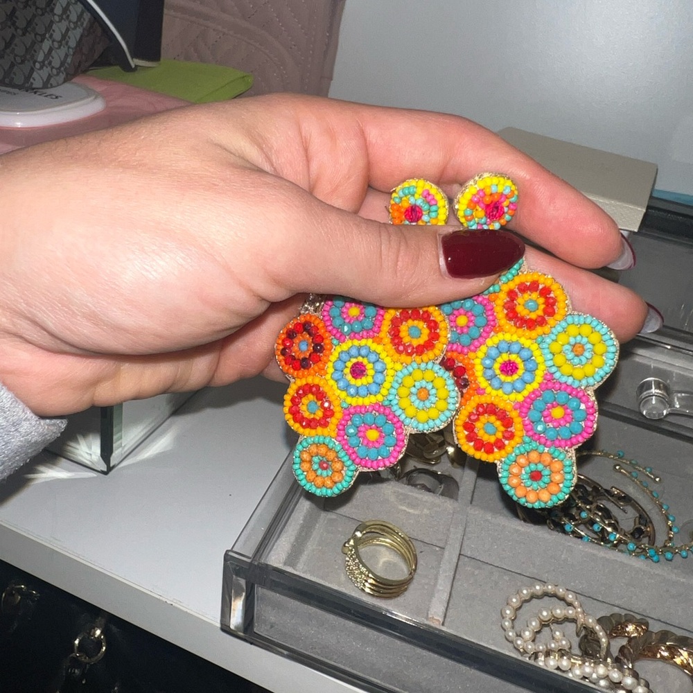 Colorful Beaded Earrings